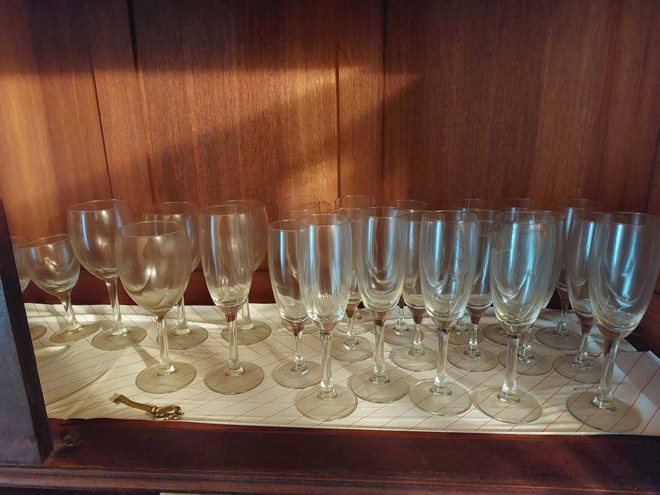Copos de cristal