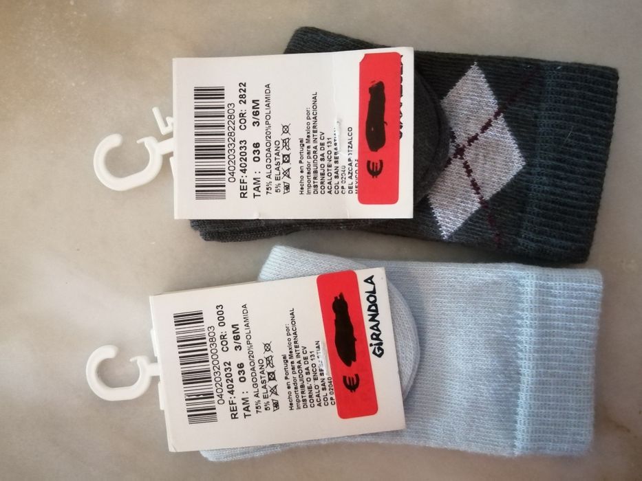 Meias Novas 3/6m Girandola