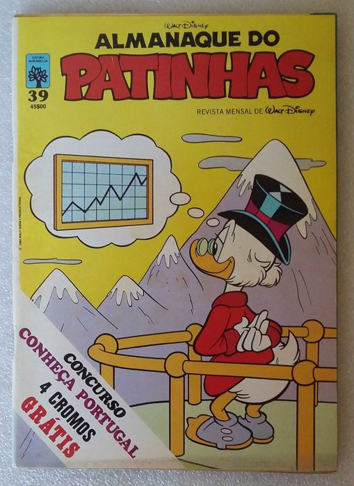 Almanaque do Tio Patinhas Nº 39- com cromos