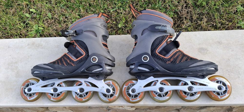Patins em linha K2 Mach II praticamente novos.