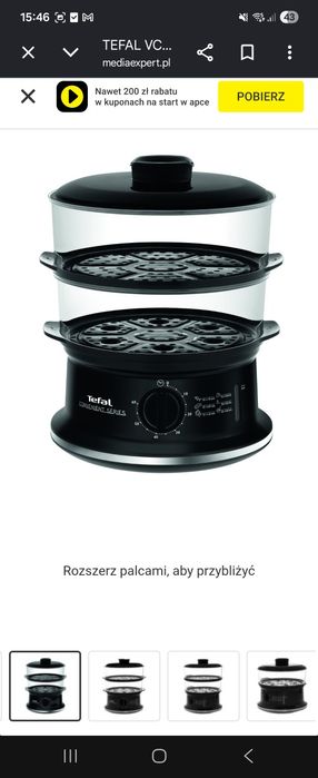 Parowar TEFAL VC1401