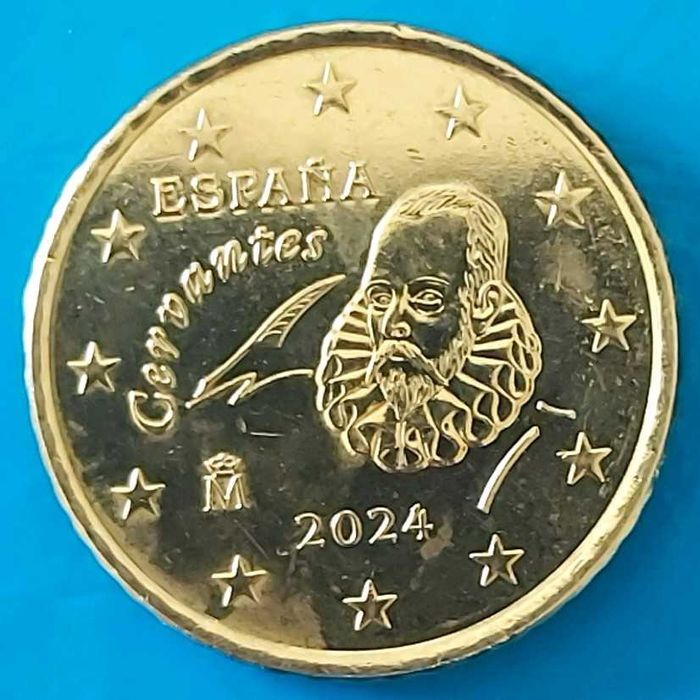 50 Cêntimos de 2024 de Espanha, Cervantes