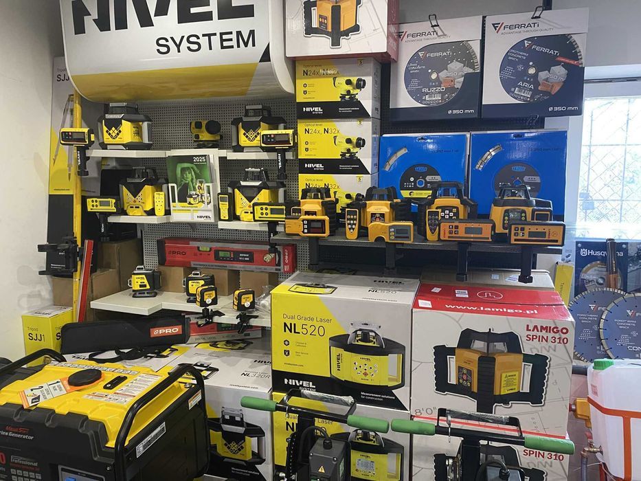 Nivel System NL640 640R Digital RD600 Niwelator Statyw SJJ1 Łata LS-24