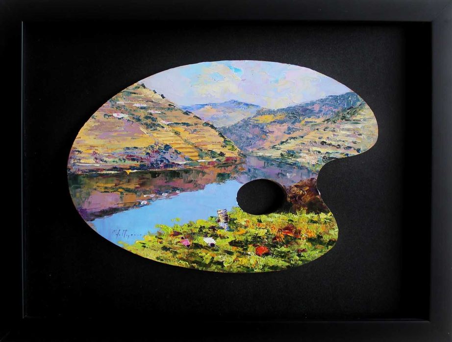 Óleo sobre platex de Pedro Olaio