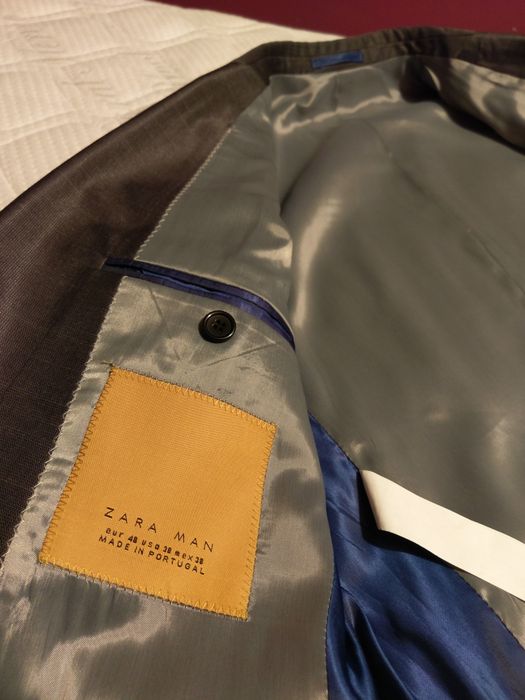 Garnitur Zara man rozm. 38 + biała koszula gratis