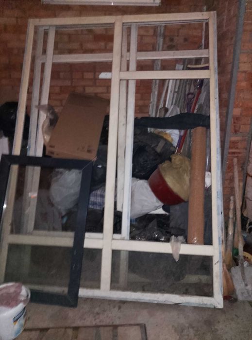 Окна пластиковые б/у большие
