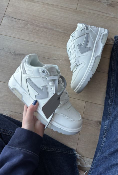 Off-White Out of Office Grey White