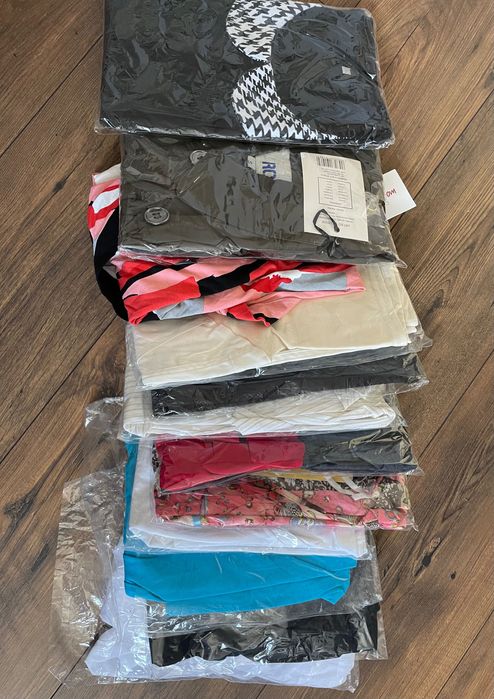 Mega zestaw odzieży ciążowej S nowe 12 sztuk