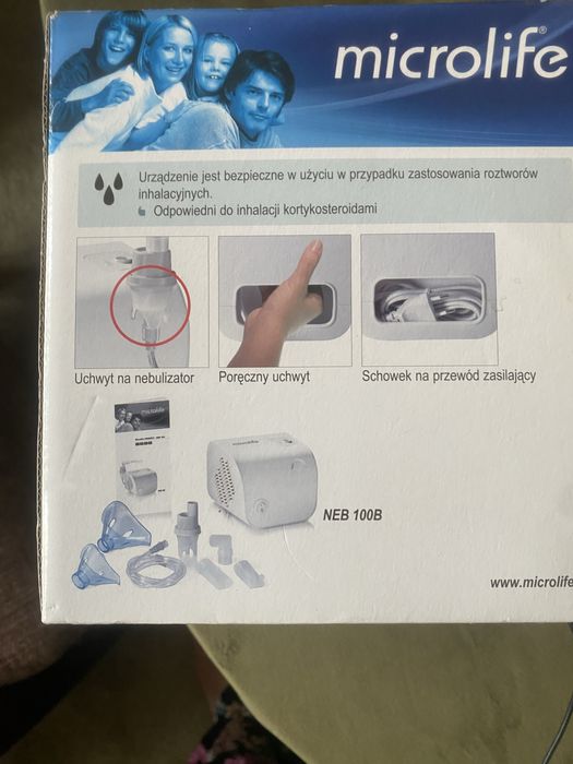 Inhalator nowy, nieużywany
