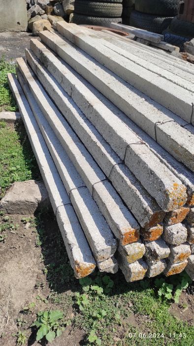 Стопчики бетонні бу довжина 2.4м.