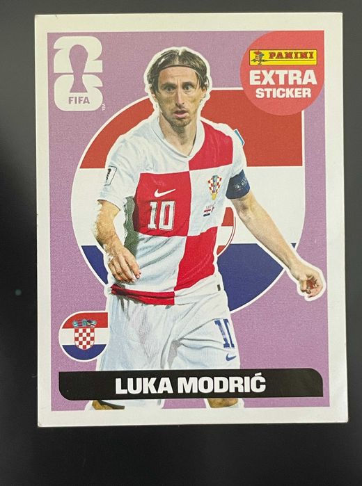 Carta Luka Modric - FIFA World Cup 2026 (Versão Roxa / Purple)