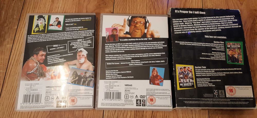 serial dvd bo selecta sezon 1 i 2 zestaw j. angielski