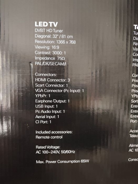 Tv led 32 polegadas