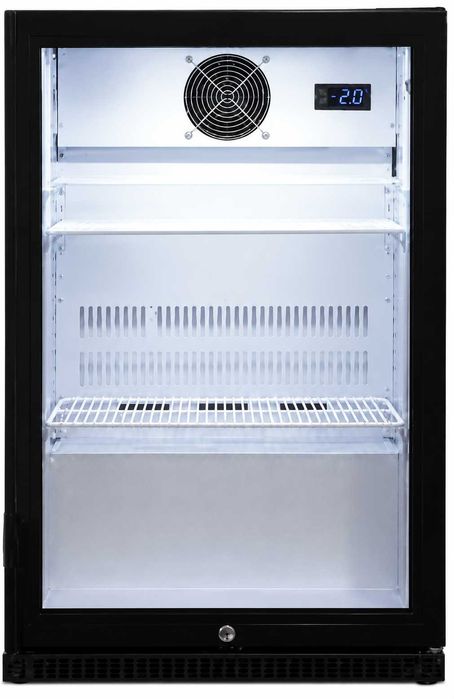 Frio Sobremostrador Preto 1 Porta - NOVO