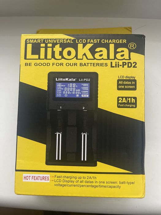 LiitoKala Lii-PD2 зарядний пристрій універсальний