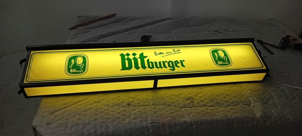 Reclame luminoso bitburger