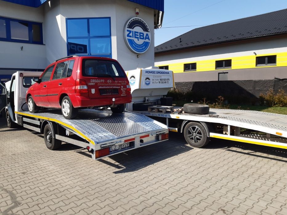 Wynajem wypożyczenie autolaweta laweta pomoc drogowa .