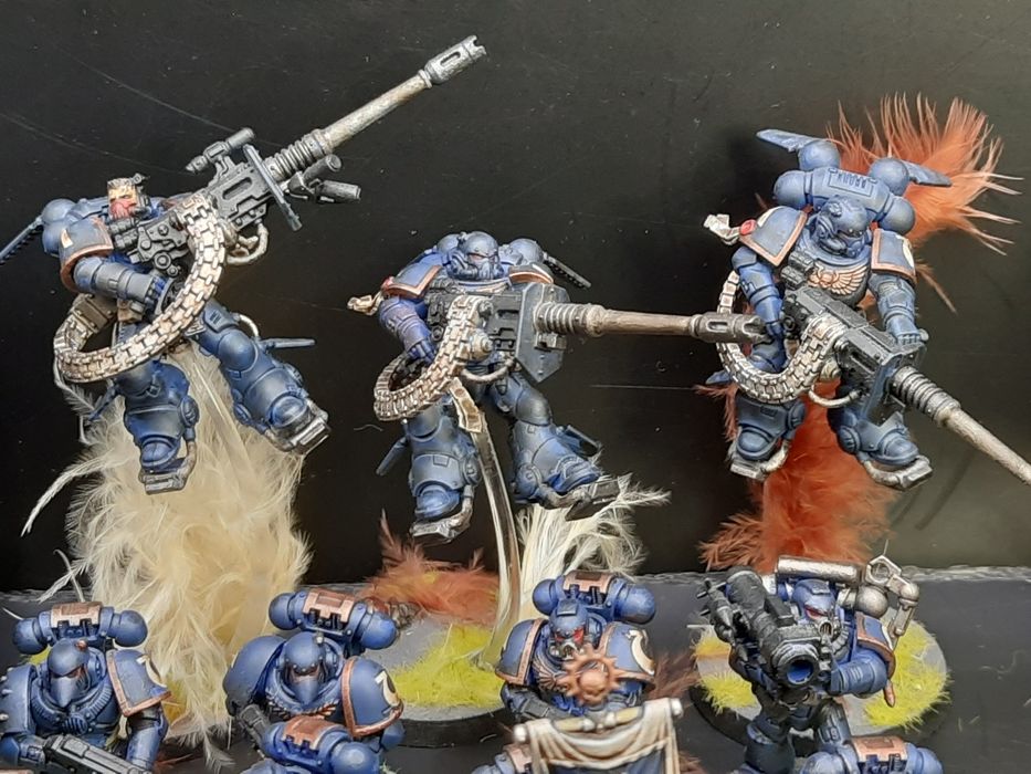 Warhammer 40000 k Ultramarines Pomalowana Armia  Space Marines