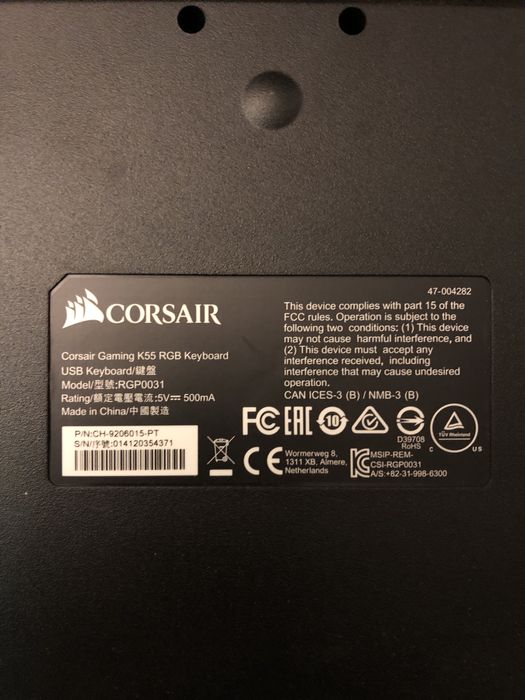 Teclado CORSAIR K55