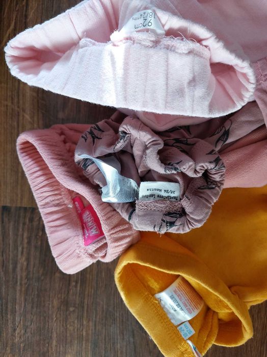 paczka ubrań dla dziewczynki 86 92 hm h&m zara sukienka spodnie