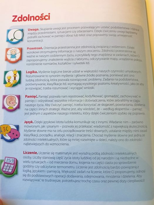 Mały geniusz, książka, zadania dla dzieci, zabawa, nauka.