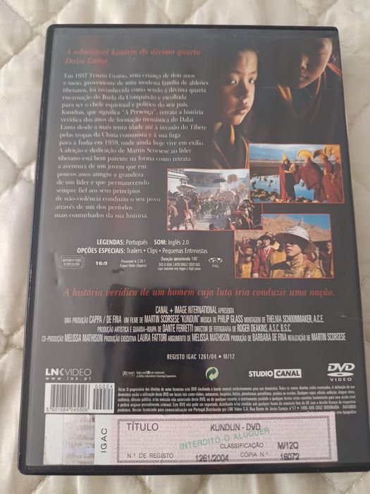 DVD original kundun