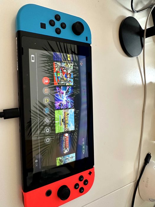 Nintendo Switch V2 HAC-001(-01) + Zelda + Mario + Ring Fit + Bolsa