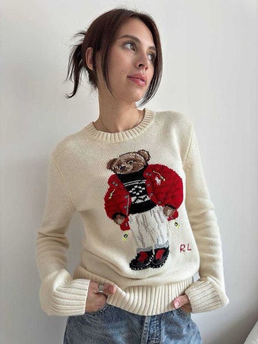 Hit Sweterki Ralph Lauren Misie Bear! Różne kolory i  modele XS S M L