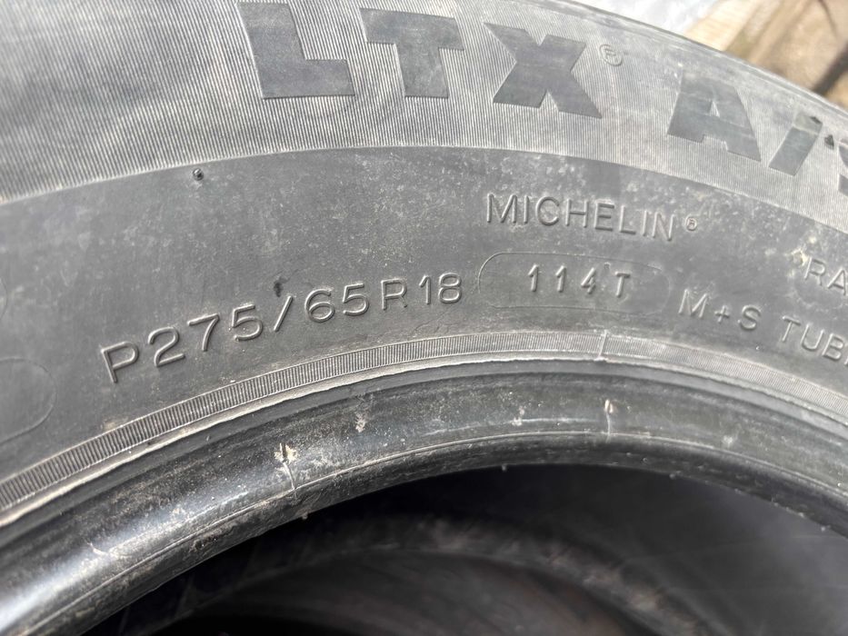 275-65-R18 MICHELIN LTX A\T SPORT = пара 2 штуки  резины GERMANY 2022
