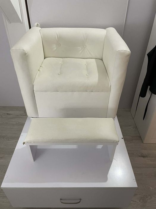 Fotel do pedicure z podestem