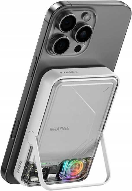 Sharge ICEMAG 2 Power Bank, magnetyczna przenośna ładowarka 15 W