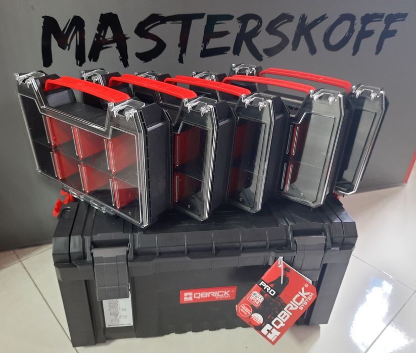 2549грн-Ящик для инструментов QBRICK SYSTEM PRO Toolbox+5 Organaizer M