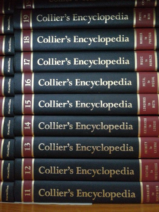 Collier's Encyclopedia, Collier's Dictionary, and Collier's Year Book64283843420547121