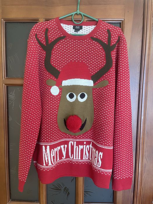 Різдвяний светр Merry Christmas новорічний F,f