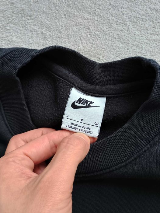 Męska bluza bez kaptura Nike - rozmiar/size S, czarna