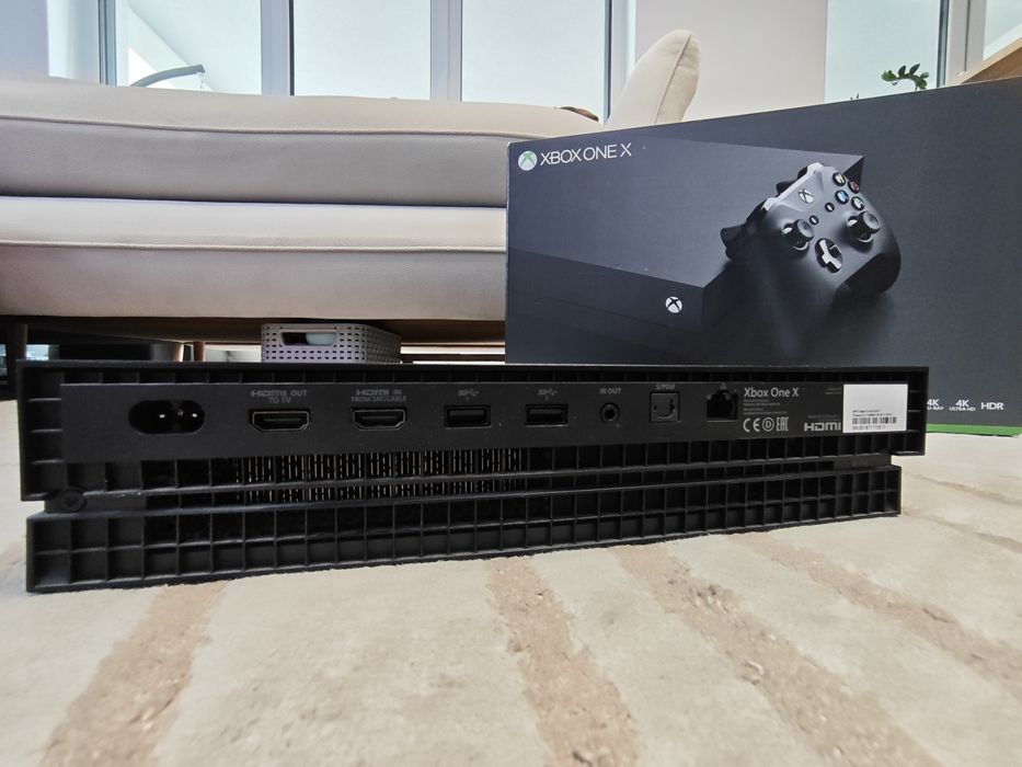 Wielki Zestaw Xbox One X 1TB | 2 Pady | BOX | KINECT v2 + Adapter + 6 Gier