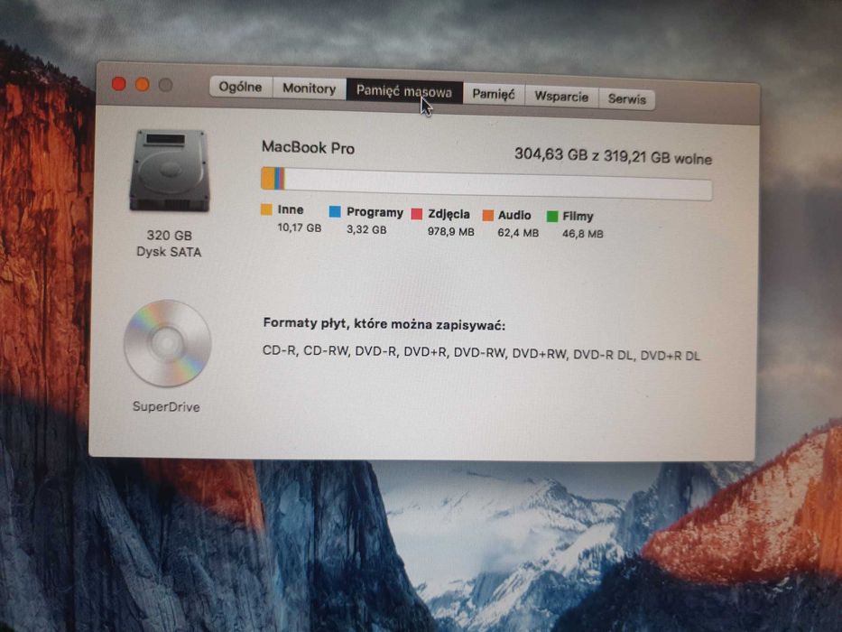 MacBook Pro + Pokrowiec i ładowarka