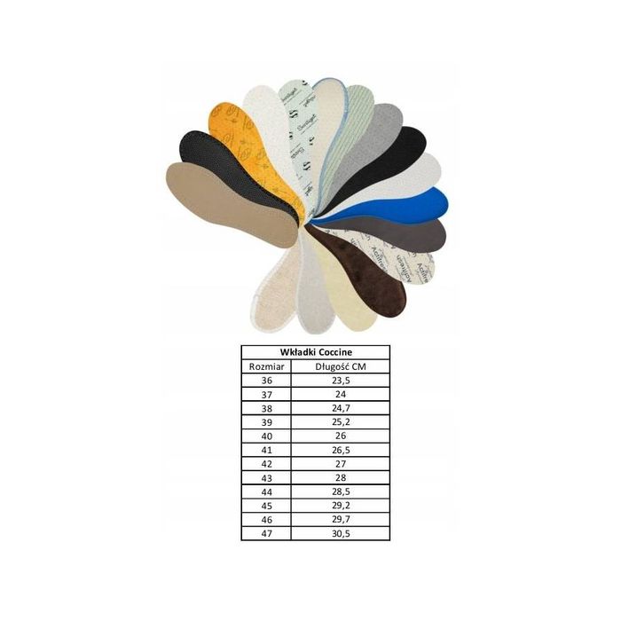 r 43-44 - wkładki do butów sportowych coccine sport comfort