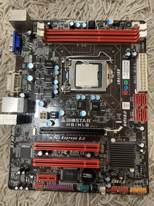 Intel i3 2120 с материнкой и башня в подарок