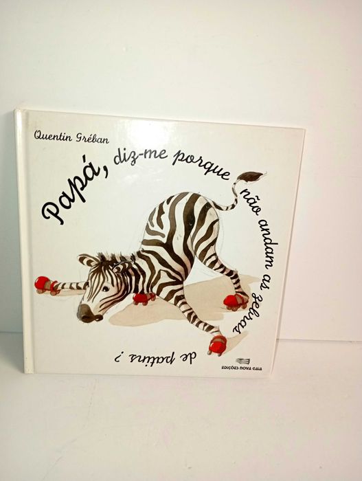 Dad, tell me why don't zebras roller-skate?
