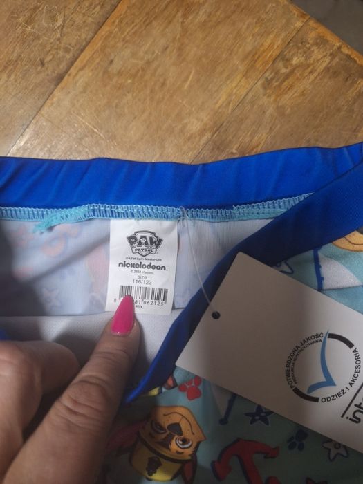 Kąpielówki chłopięce Psi Patrol 116-122 cm