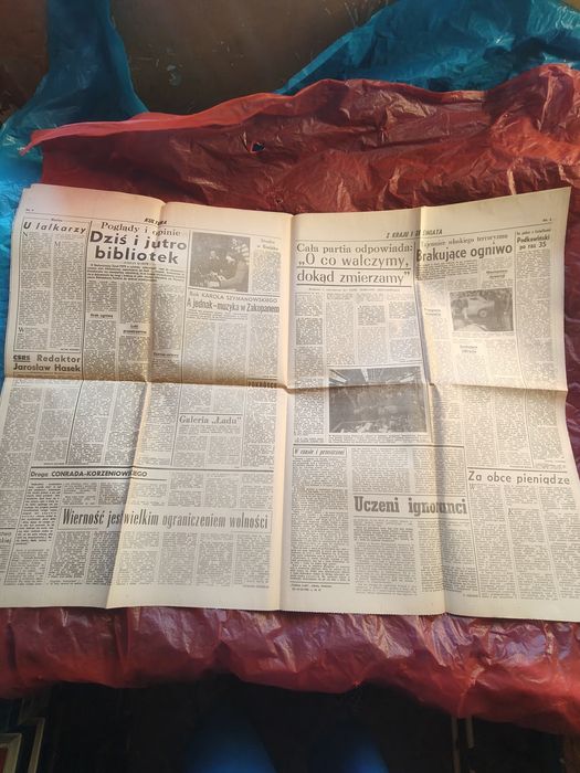 Stara gazeta Trybuna Ludu 1982 rok