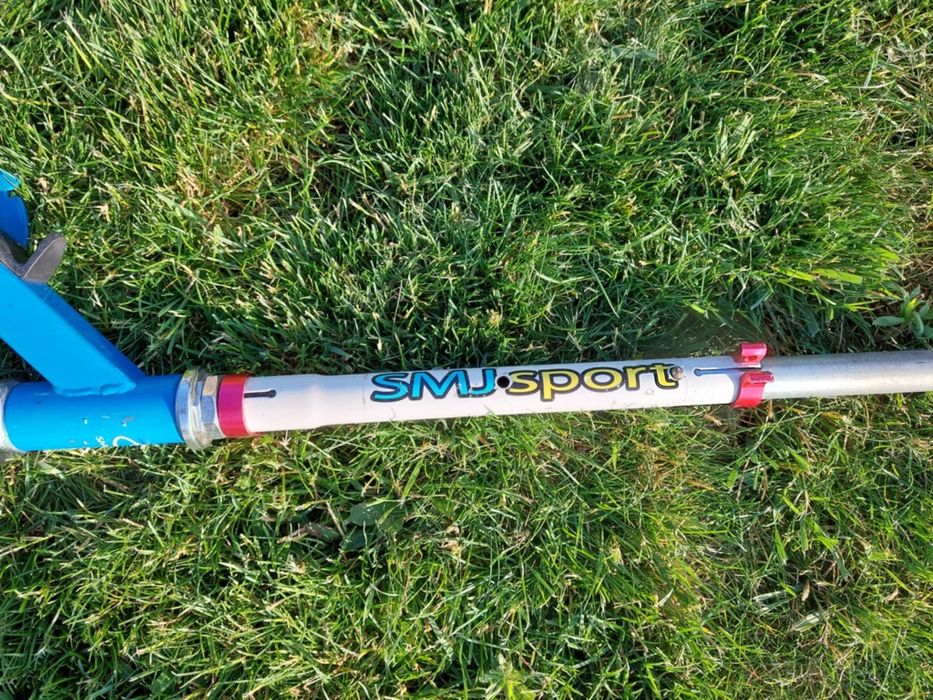 HULAJNOGA składana SMJ SPORT HT-125 ALU niebieska