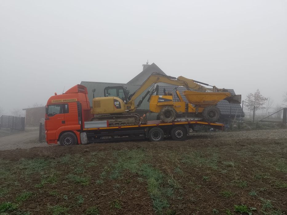 Transport niskopodwoziowy, przewóz maszyn i materiałów, Wywrotki,