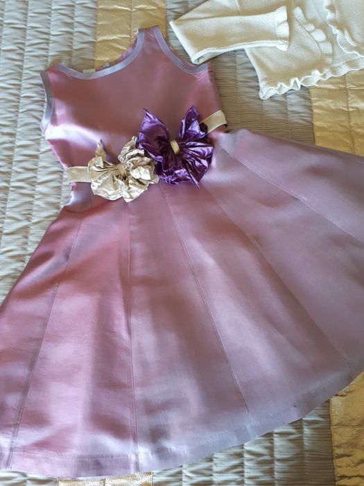 Vestido cerimónia, marca Valentina, 8/9 anos, + casaco