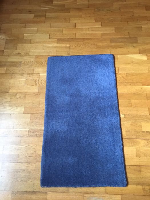 Tapete Azul 100% Lã - 60x100cm
