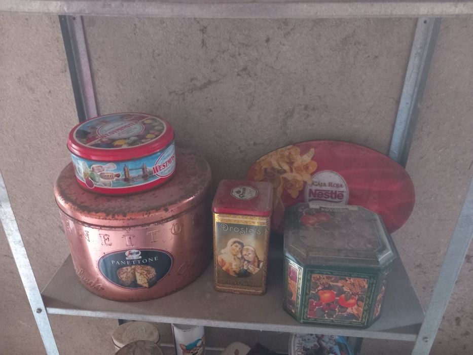 Latas antigas para venda