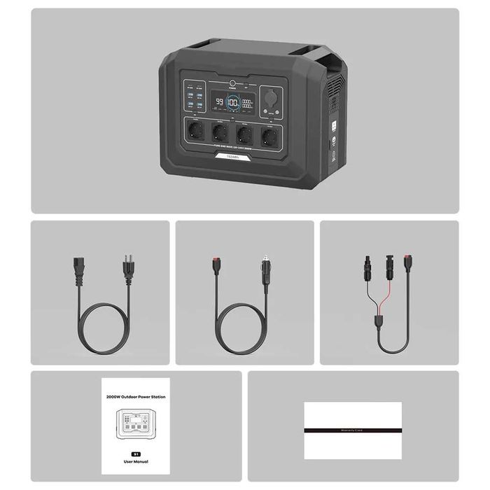 Портативна зарядна станція 2000Вт \ 4500W Портативная зарядная станция