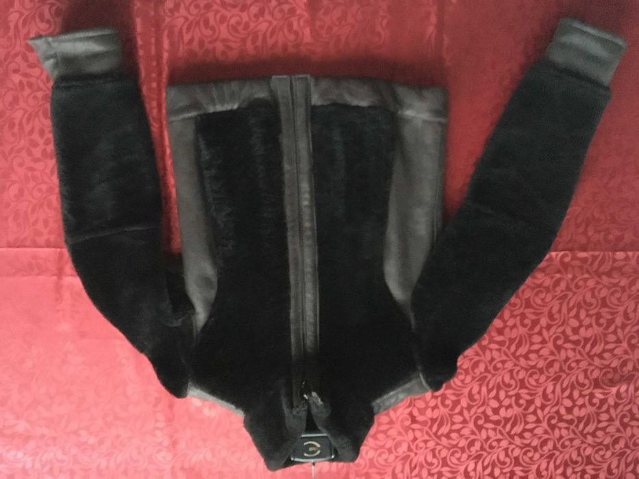 Casaco Caramelo - pele carneiro