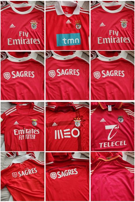 Camisolas do SLBenfica